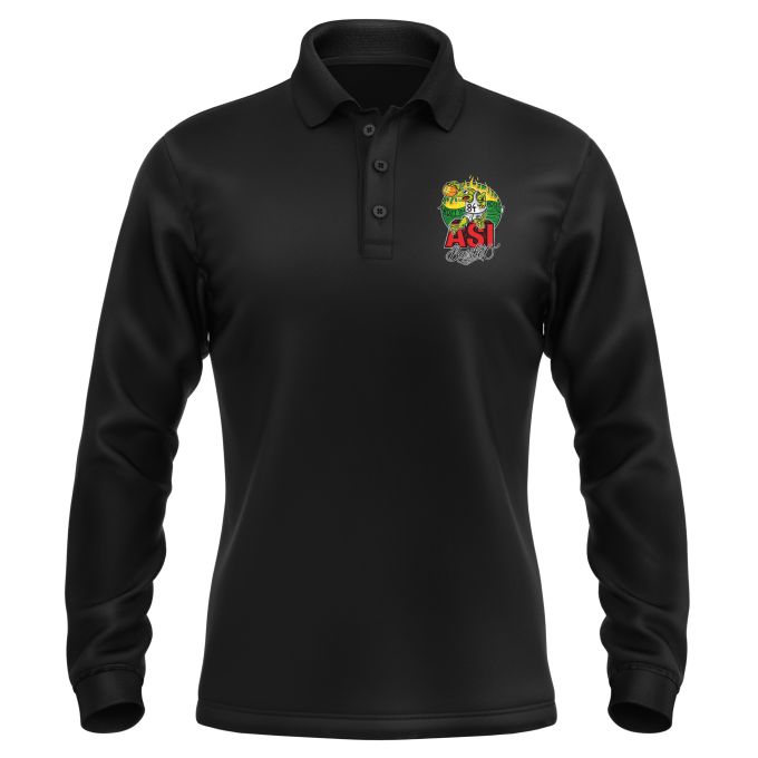 Polo Homme Manches Longues de qualité supérieure (matériau de personnalisation haut de gamme, imprimé en France)